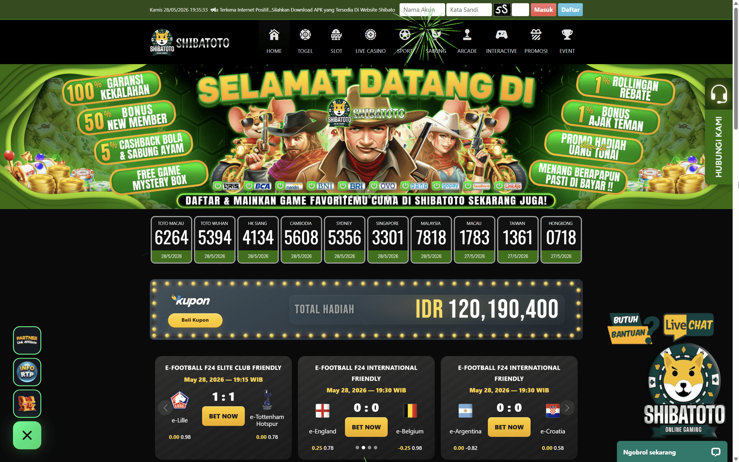 Script Web Pay4D Pro - Platform Slot & Casino All in One