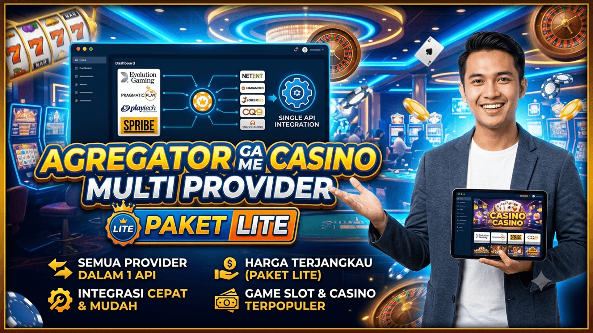 API Game Casino Online Multi Provider (Paket Lite)